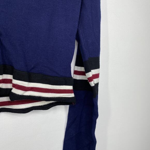 LF Seek The Label Burgundy Navy Black Crop Jacket Women's Size Medium M NWT - Picture 4 of 8